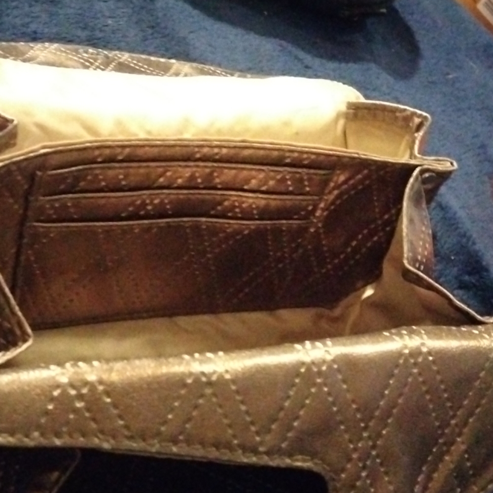 Gold multi-pocket wallet - Picture 4 of 6